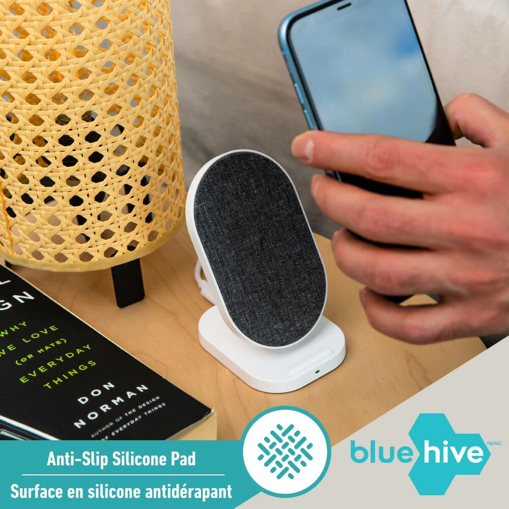 Bluehive 10W Fabric Wireless Charging Stand, Compatible With Most Qi-Enabled Devices - Image 7
