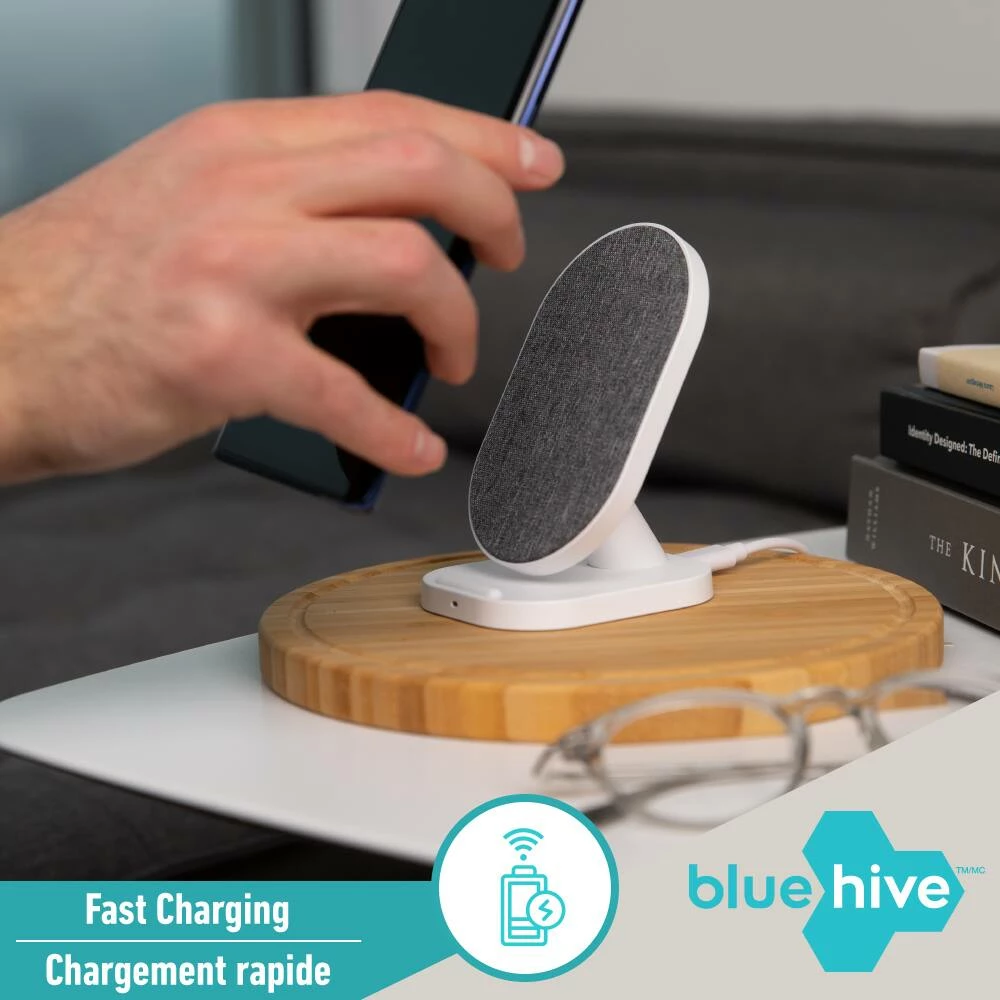 Bluehive 10W Fabric Wireless Charging Stand, Compatible With Most Qi-Enabled Devices - Image 8