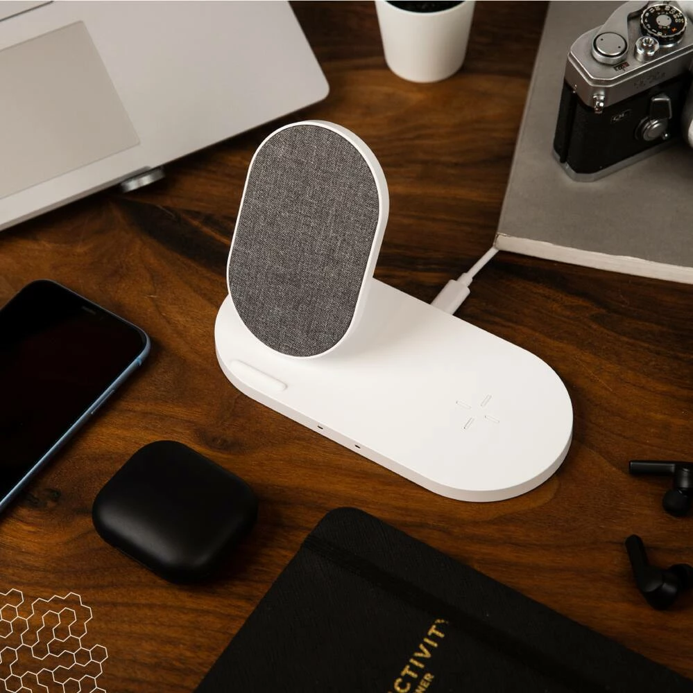 Bluehive 10W Fabric Wireless Charging Stand & Pad, Compatible With Most Qi-Enabled Devices - Image 14