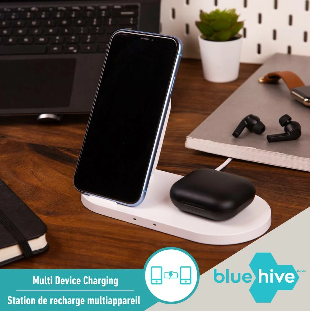 Bluehive 10W Fabric Wireless Charging Stand & Pad, Compatible With Most Qi-Enabled Devices - Image 8