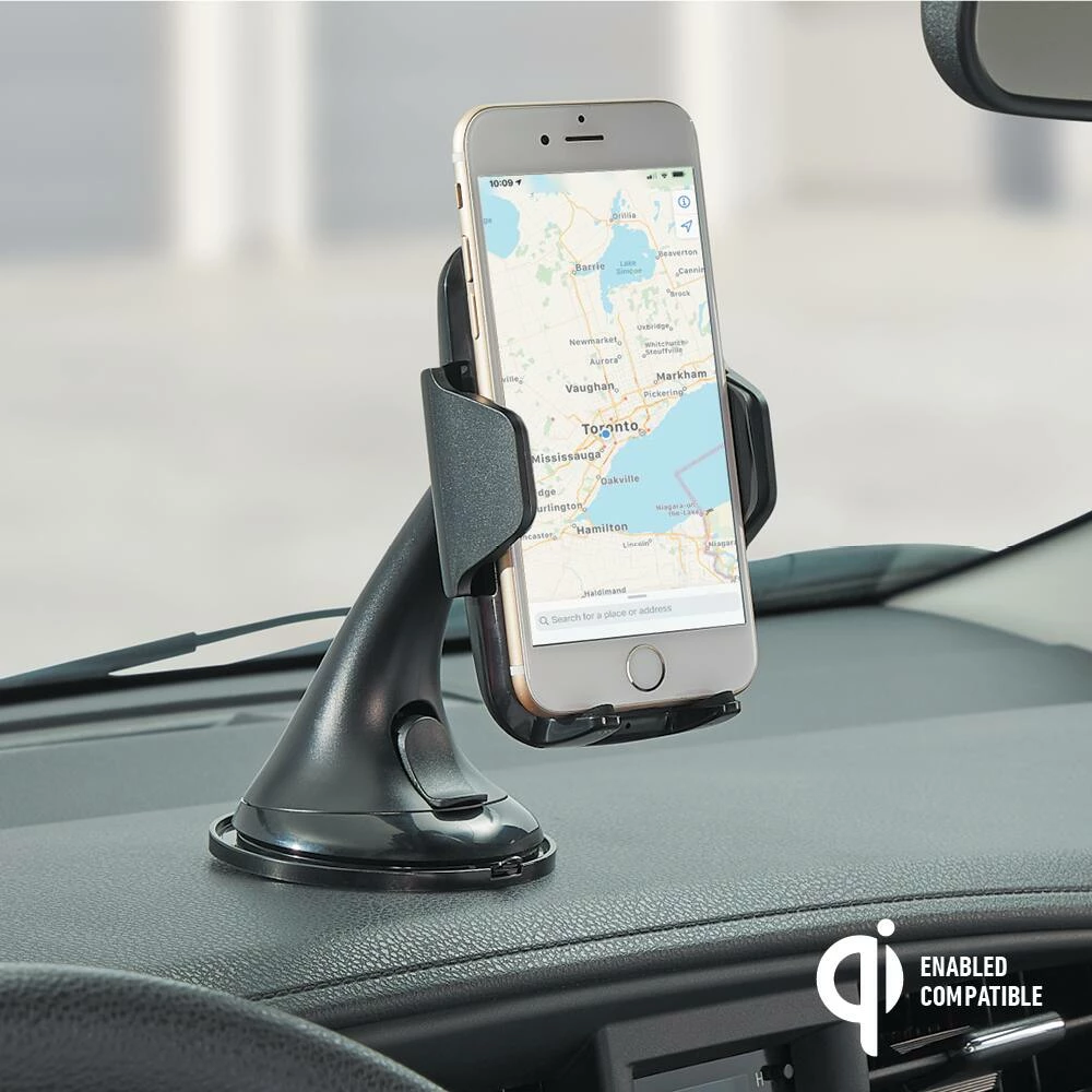 Bluehive 10W Wireless Charging Dash & Vent Phone Mount Compatible With Qi-Enabled Devices, With 360° Swivel Mount - Image 8