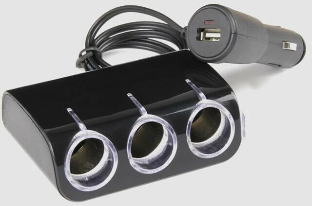 Bluehive 12V 3-Socket With USB Port, LED Power Indicator - Image 3