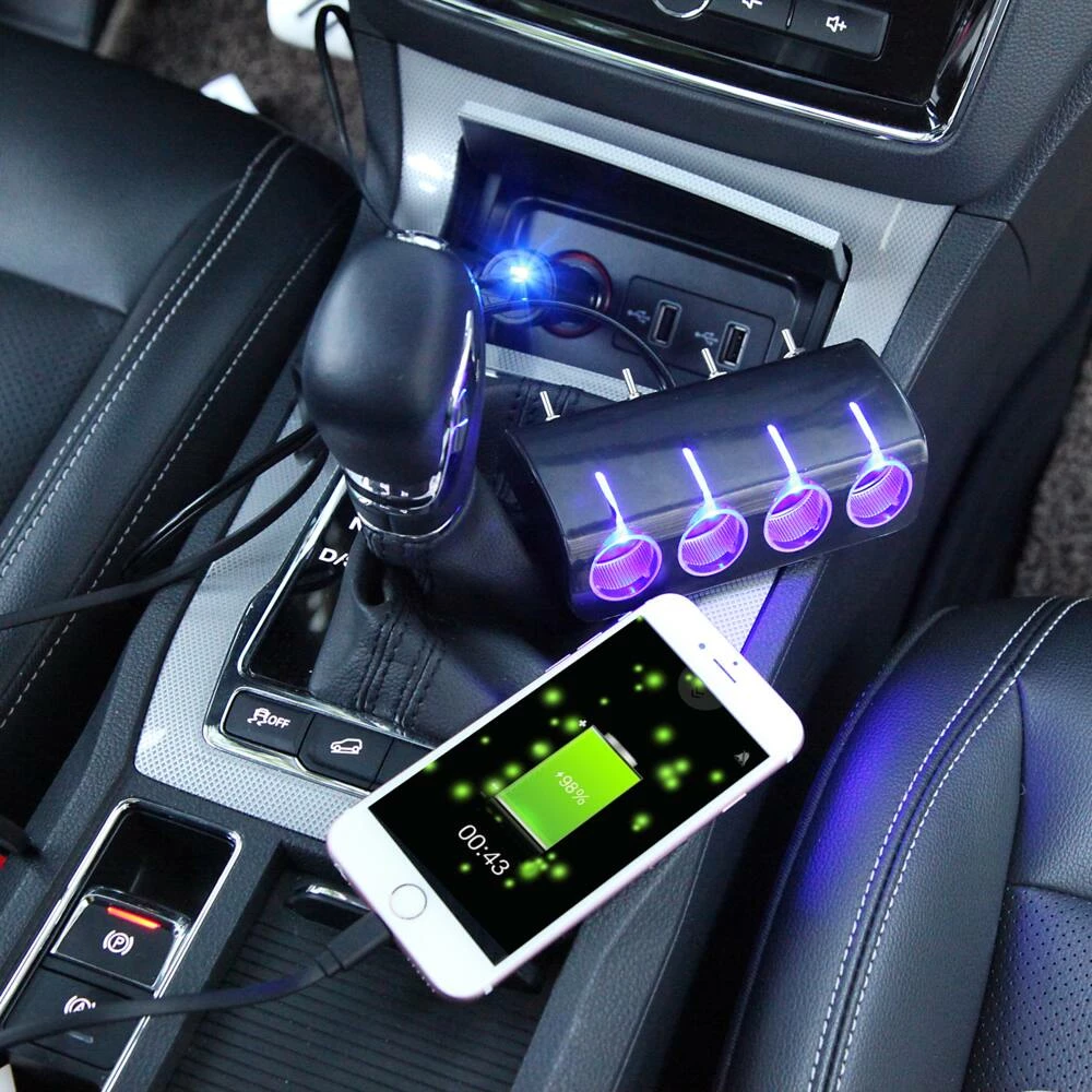 Bluehive 12V 4-Socket With USB Port, LED Power Indicator - Image 7