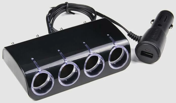 Bluehive 12V 4-Socket With USB Port, LED Power Indicator - Image 3