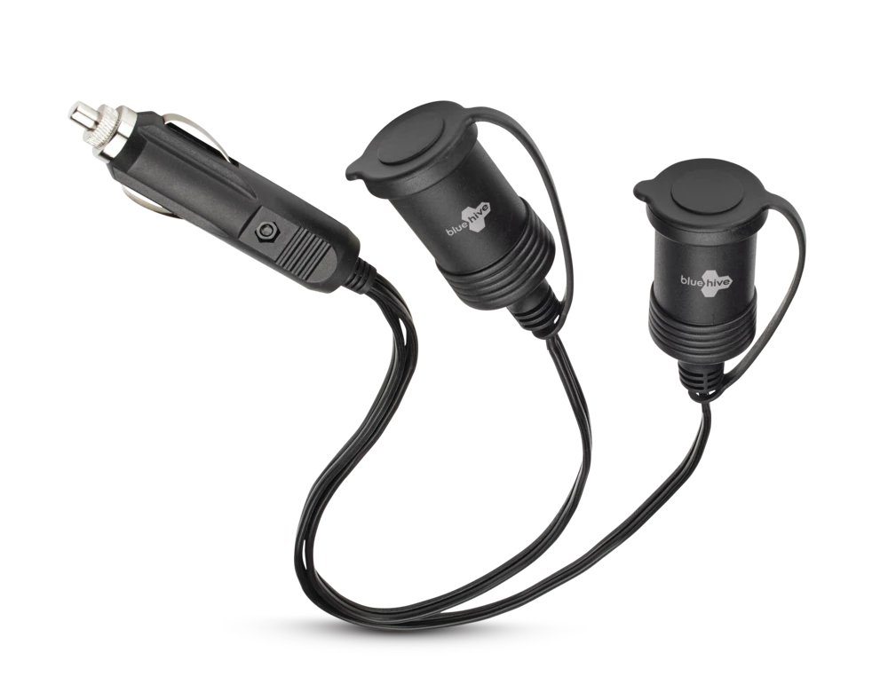 Bluehive 12V Extension Cord Socket Splitter, With Cigarette Lighter Adapter - Image 3