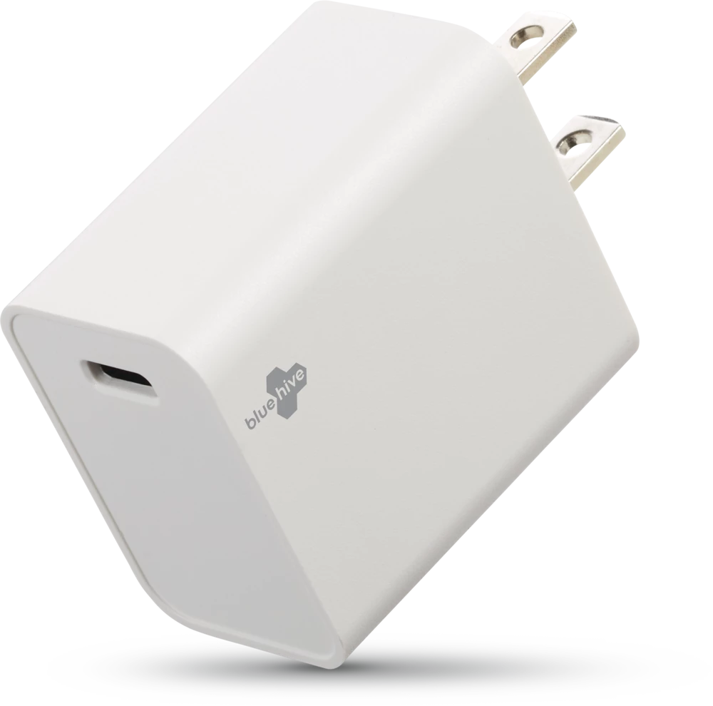 Bluehive 18W USB-PD Wall Charger For Iphone 8/8+, Note10, Pixel 3, Pixel 3XL, IPad Pro & More - Image 2