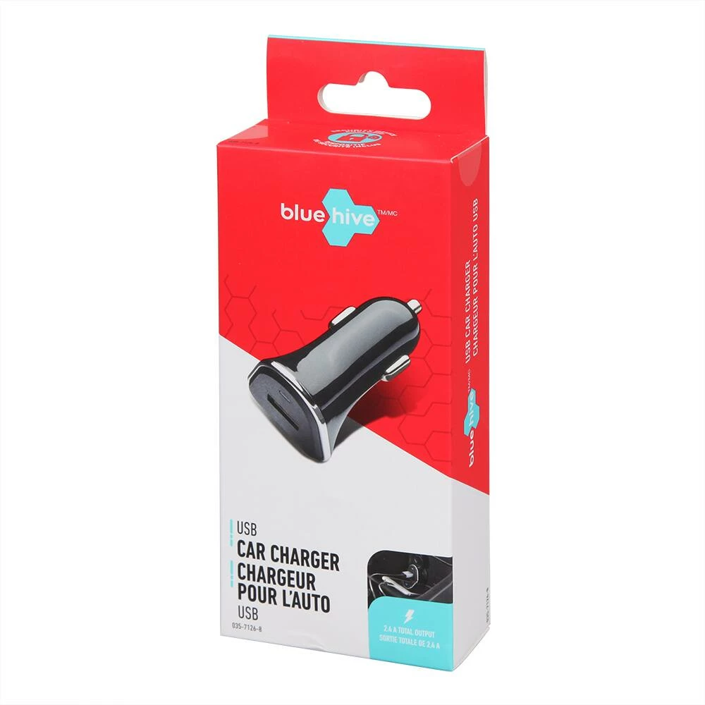 Bluehive 2.1A 1-Port USB Car Charger, Compatible With Most Devices - Image 3