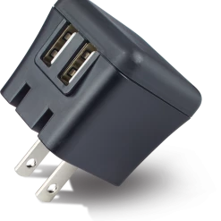 Bluehive 2.4A 2-Port USB Wall Charger, Compatible With Most Devices