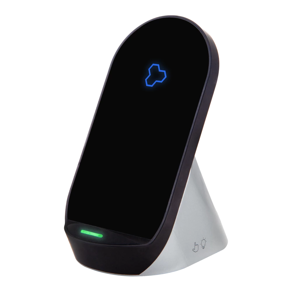 Bluehive 2-in-1 Wireless Charging Stand For Smartphones & Airpods, Black - Image 4