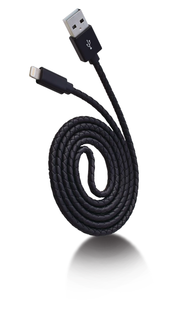Bluehive Lightning Charger & Sync Cable, Leather, 3-ft - Image 2