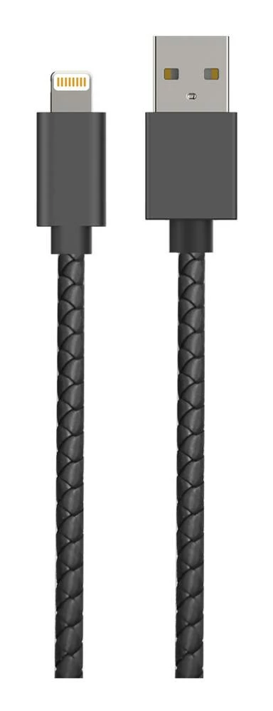 Bluehive Lightning Charger & Sync Cable, Leather, 3-ft