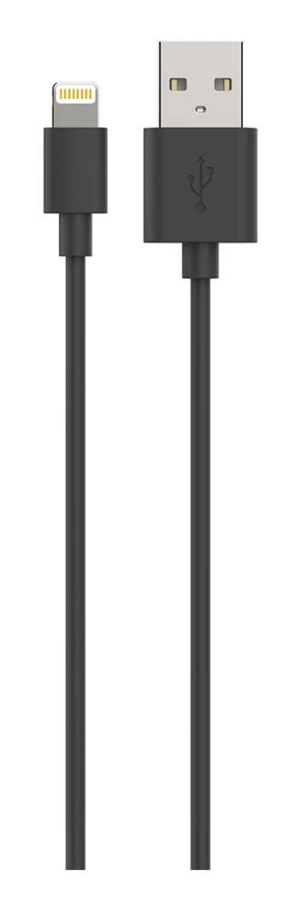 Bluehive Lightning IPhone Charger & Sync Cable, Black, 3-ft