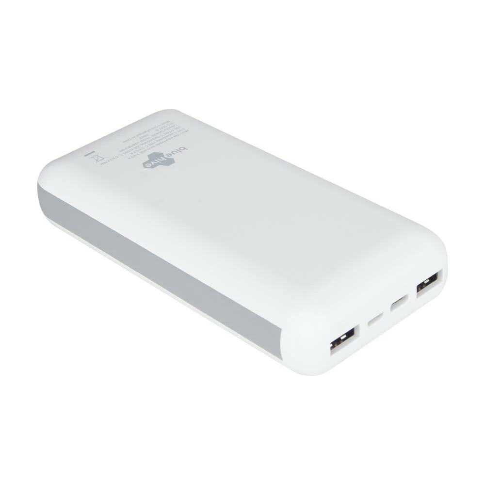 Bluehive 3-Port 16,000 MAh Portable Power Bank With Digital Screen, Compatible With IPods, IPhones And Most Mobile Devices, White - Image 3