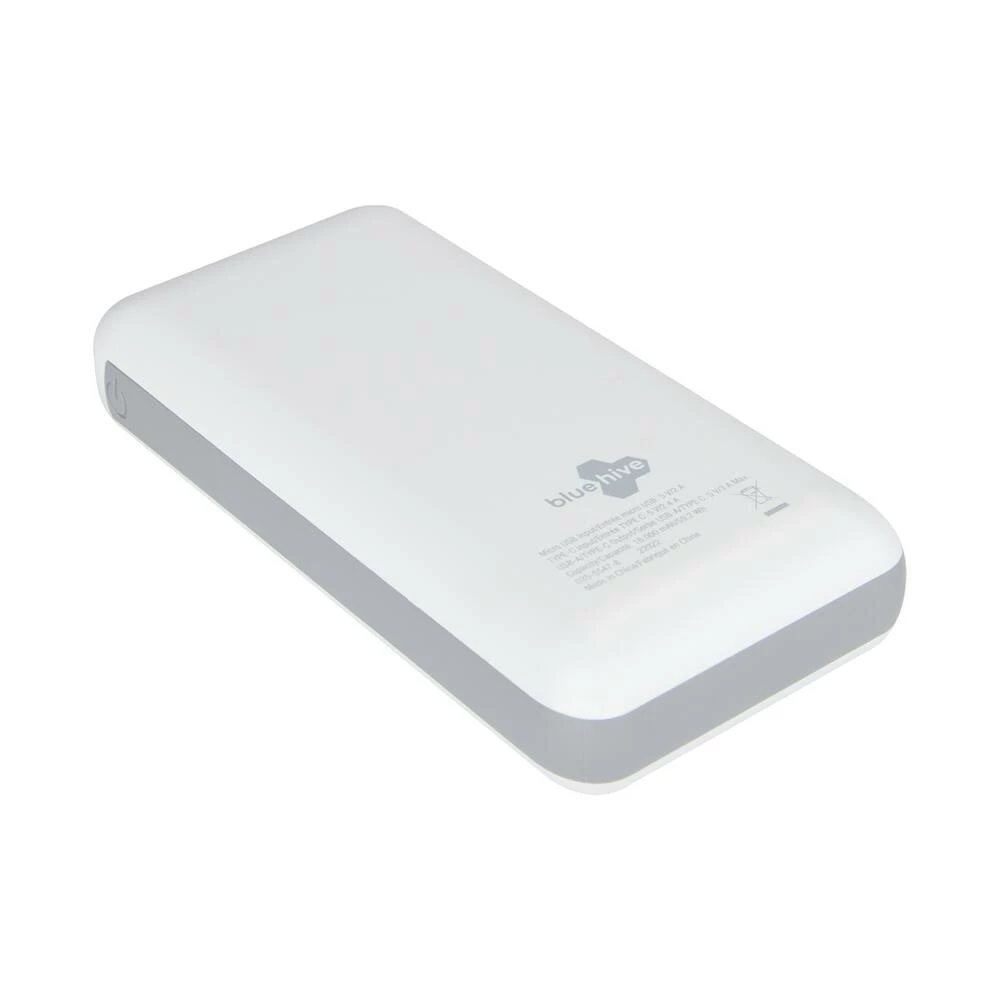 Bluehive 3-Port 16,000 MAh Portable Power Bank With Digital Screen, Compatible With IPods, IPhones And Most Mobile Devices, White - Image 8