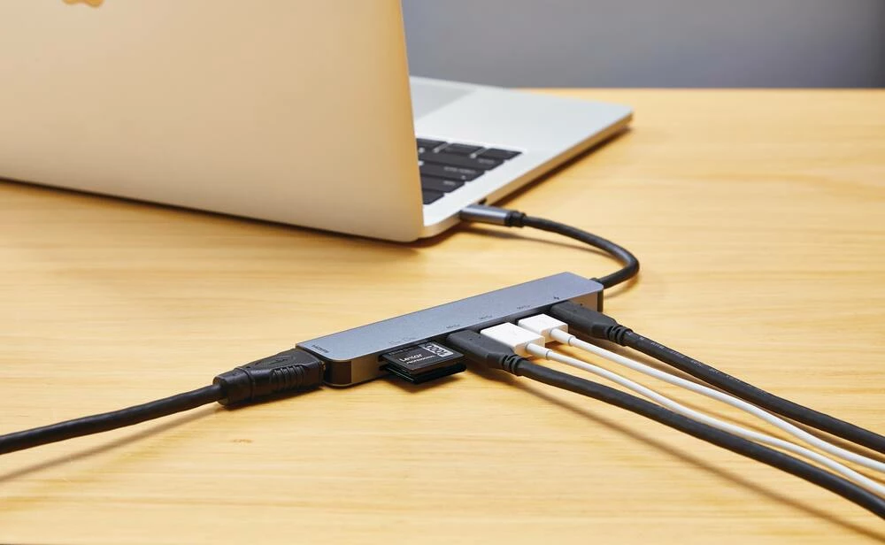 Bluehive 7-in-1 2-Port USB Type C HUB Adapter Converter - Image 5