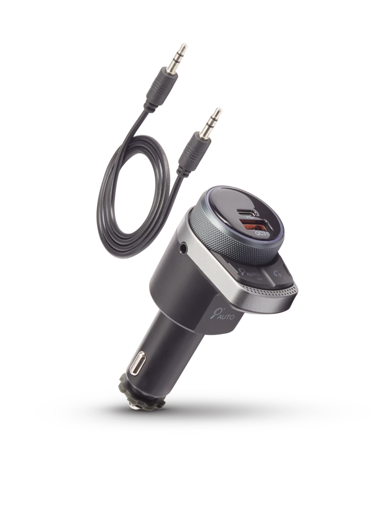 Bluehive Auto-Scan Bluetooth Hands-Free Car Kit With FM Transmitter