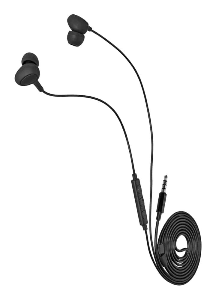 Bluehive Aux Earbuds, Black, 4-ft - Image 2