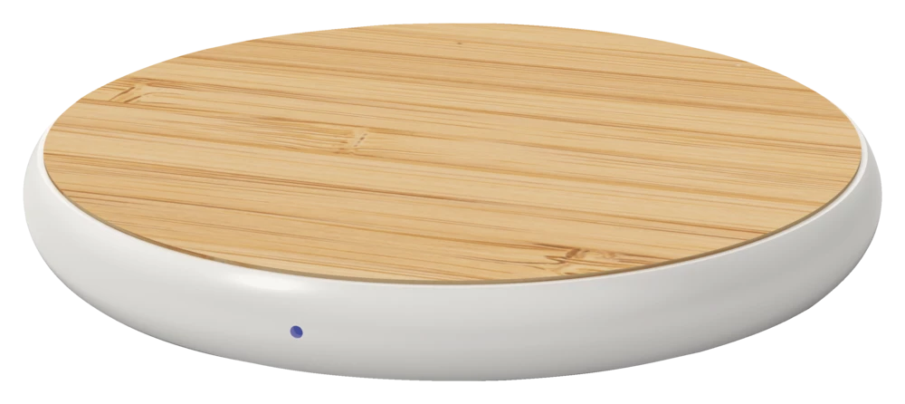 Bluehive Bamboo Wireless Charging Pad, Compatible With All Qi-Enabled Devices