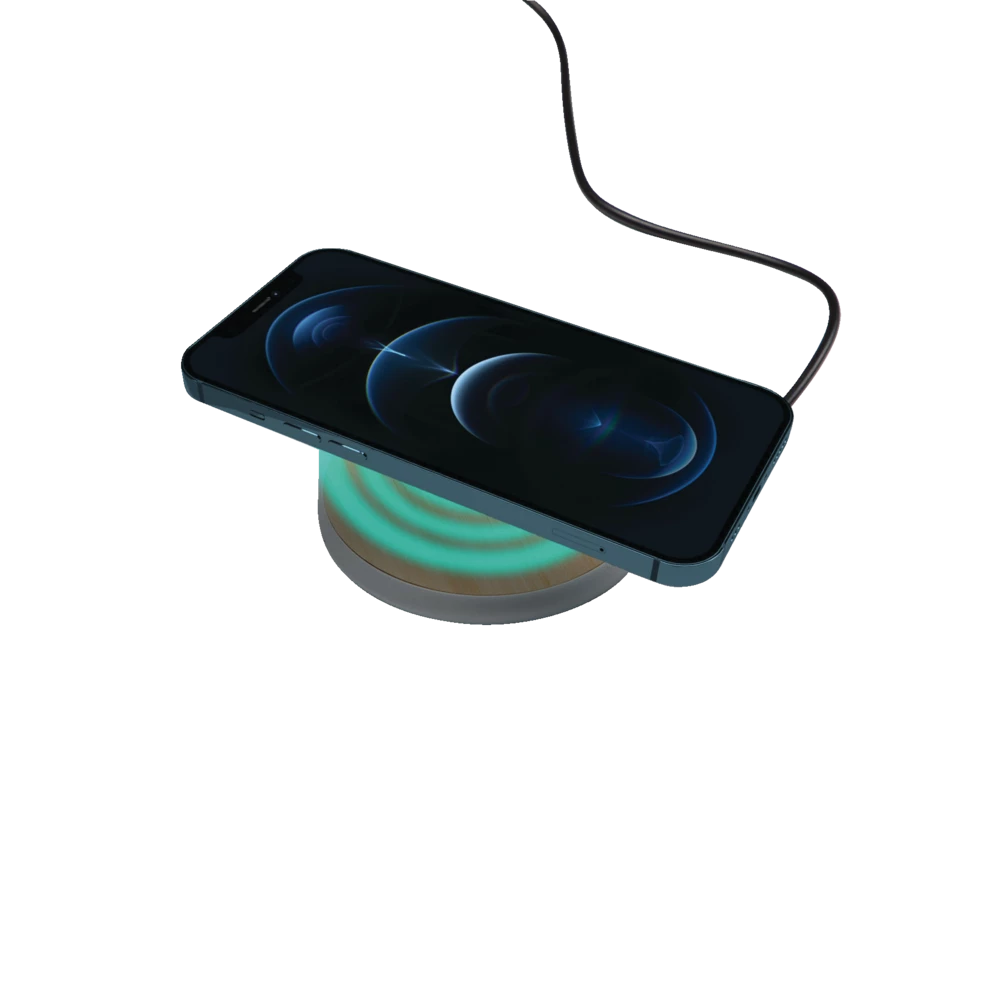 Bluehive Bamboo Wireless Charging Pad, Compatible With All Qi-Enabled Devices - Image 4