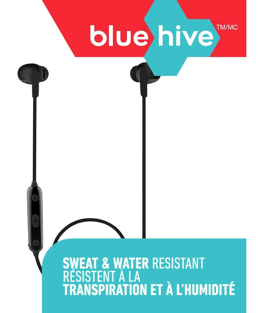 Bluehive Blutooth Sport Earbuds, Sweat Resistant, Voice Controlled, Black - Image 13