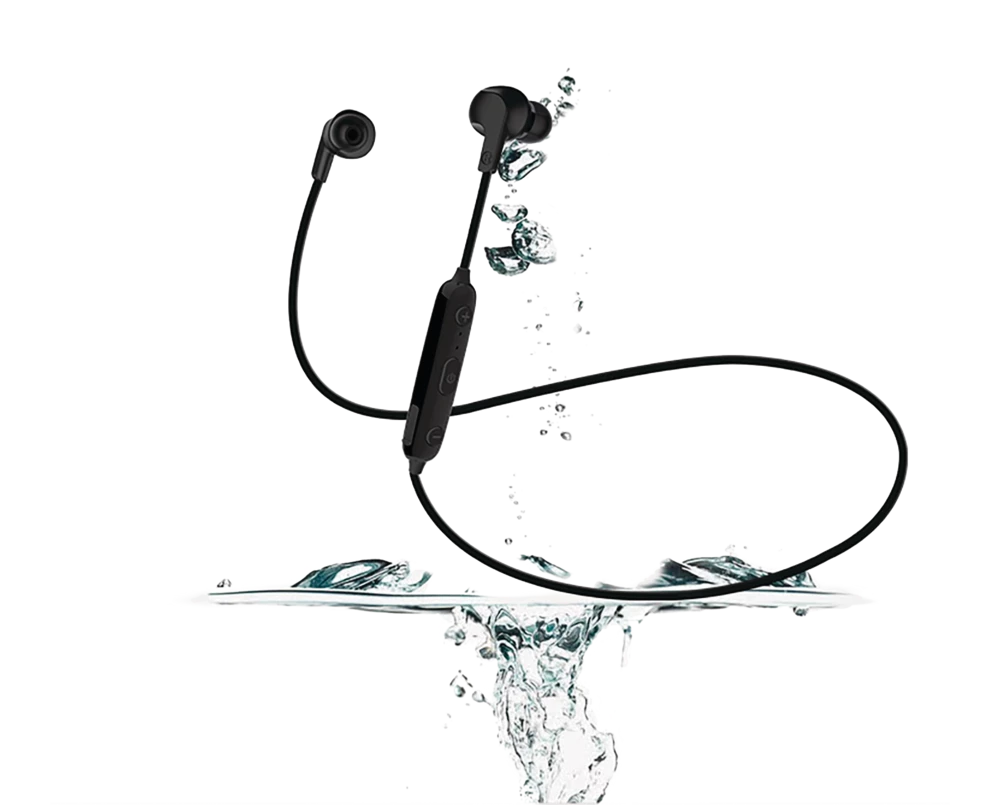 Bluehive Blutooth Sport Earbuds, Sweat Resistant, Voice Controlled, Black - Image 6