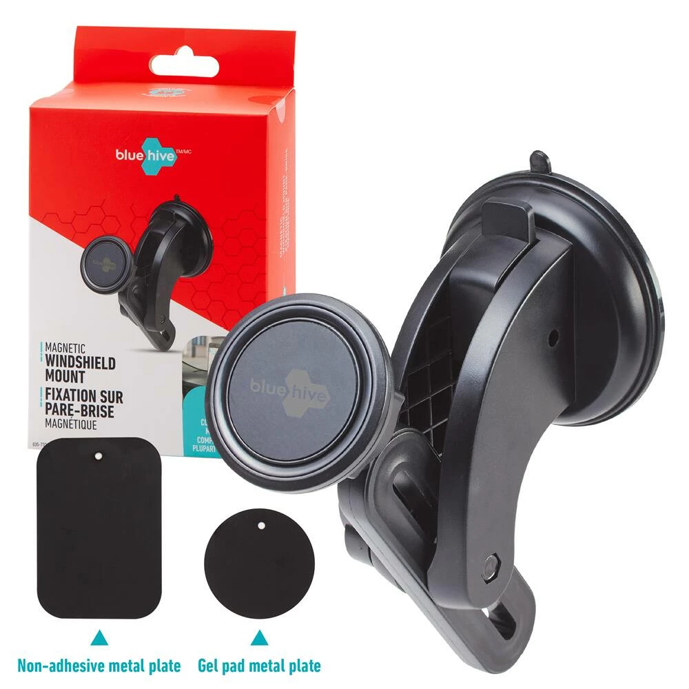 Bluehive Magnetic Windshield Phone Mount For Most Smartphones And Other Portable Devices, With 360° Swivel Mount - Image 6