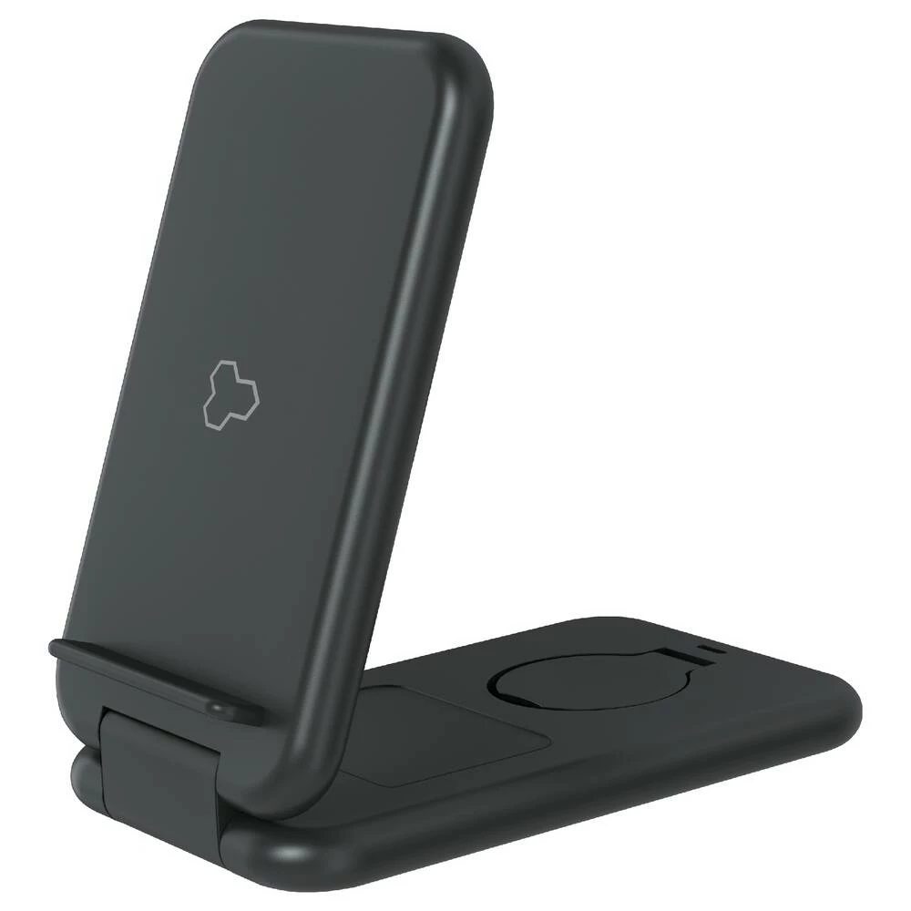 Bluehive Foldable Wireless Charging Station, Qi Certified, Black