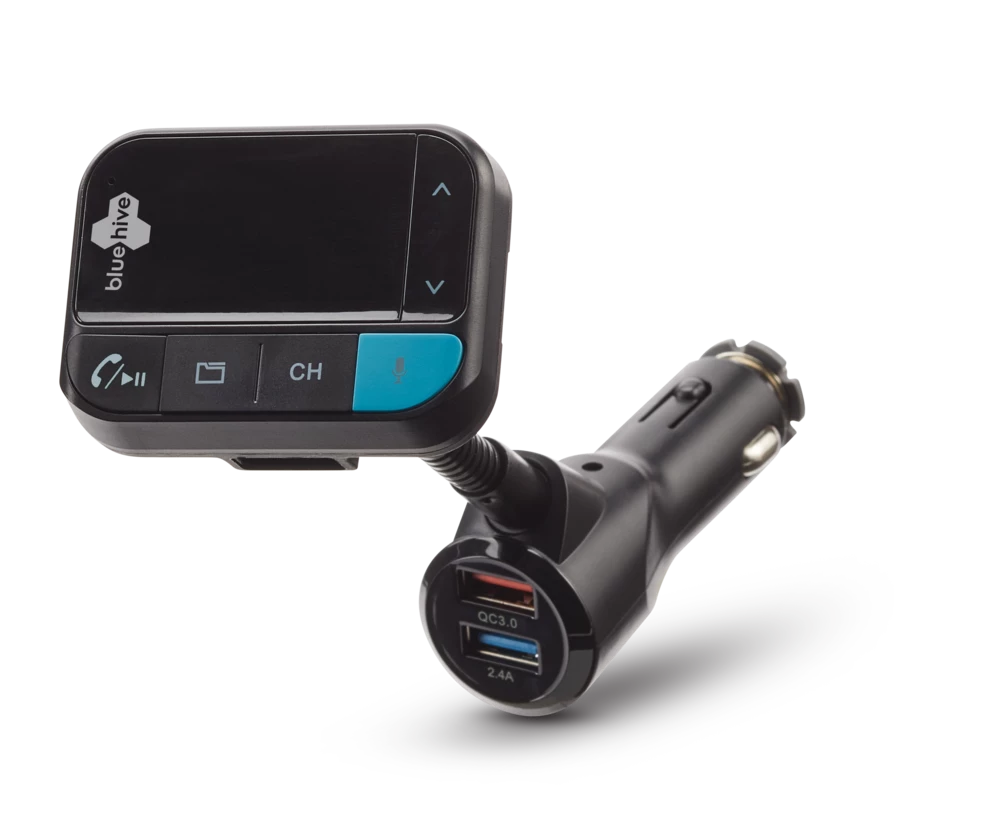 Bluehive Gooseneck Bluetooth FM Transmitter