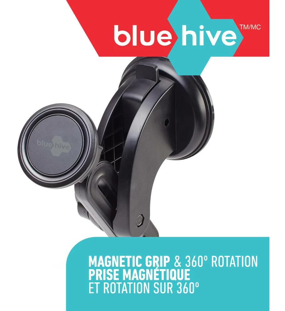Bluehive Magnetic Windshield Phone Mount For Most Smartphones And Other Portable Devices, With 360° Swivel Mount - Image 7