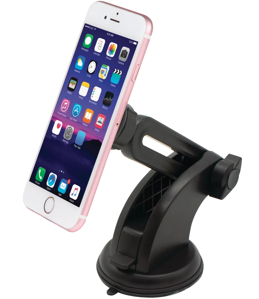 Bluehive Magnetic Windshield Phone Mount For Most Smartphones And Other Portable Devices, With 360° Swivel Mount - Image 4