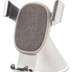 Bluehive Nordique Fabric Phone Mount, Padded Grip, Strong Suction Base, White