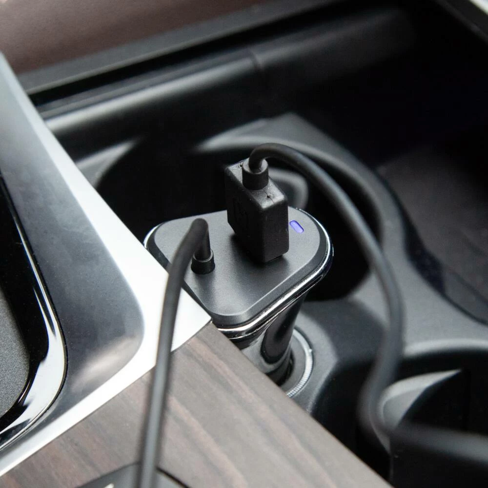 Bluehive 18W Car Charger With USB-C Coil Cable, Compatible With Most Devices - Image 4