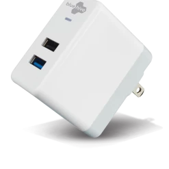 Bluehive 2.4A Dual Wall Charger, With Quick Charge, Compatible With Most Smartphones