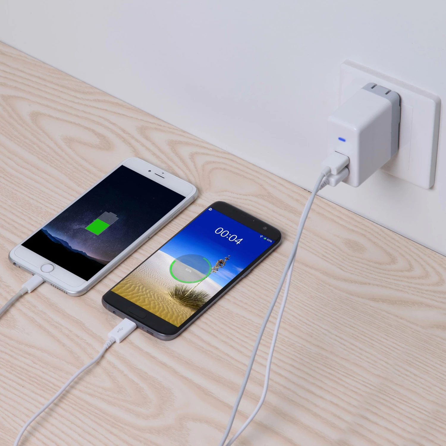 Bluehive 2.4A Dual Wall Charger, With Quick Charge, Compatible With Most Smartphones - Image 8