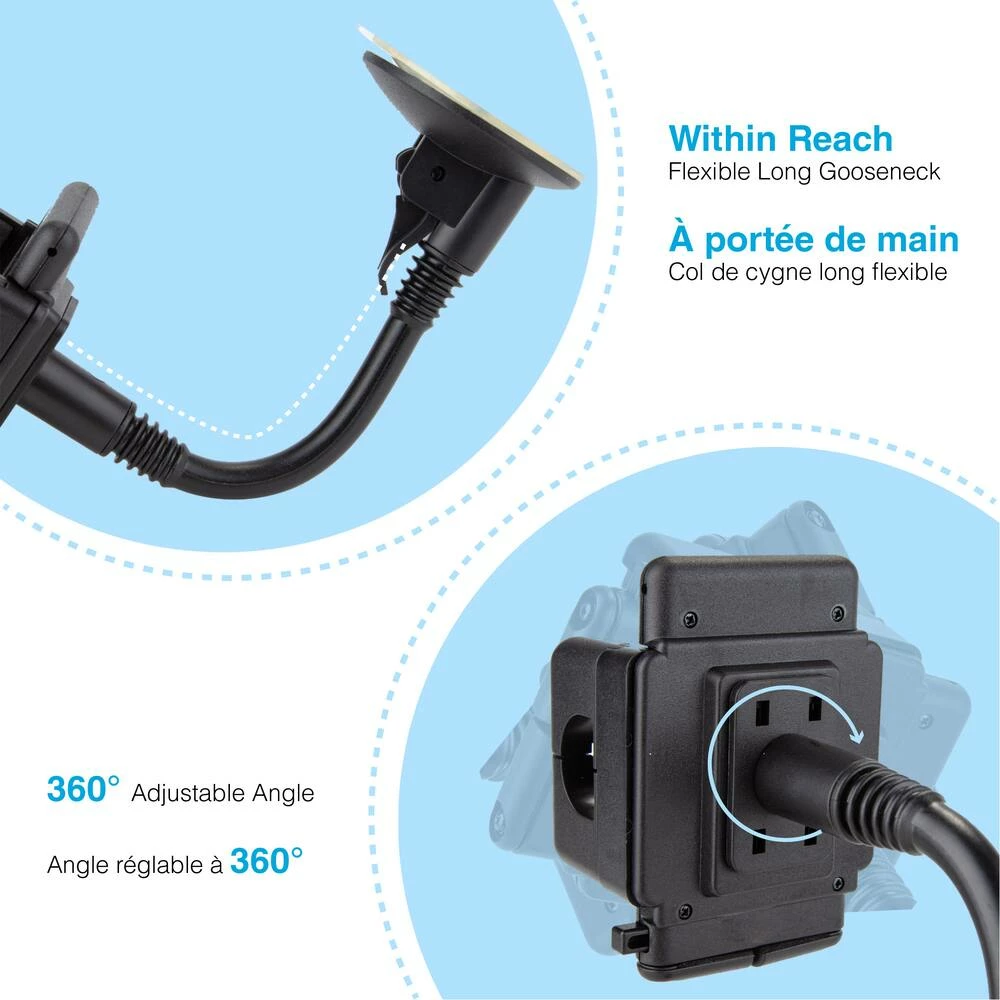 Bluehive Windshield Suction Cup Phone Mount For Most Smartphones And Other Portable Devices - Image 5