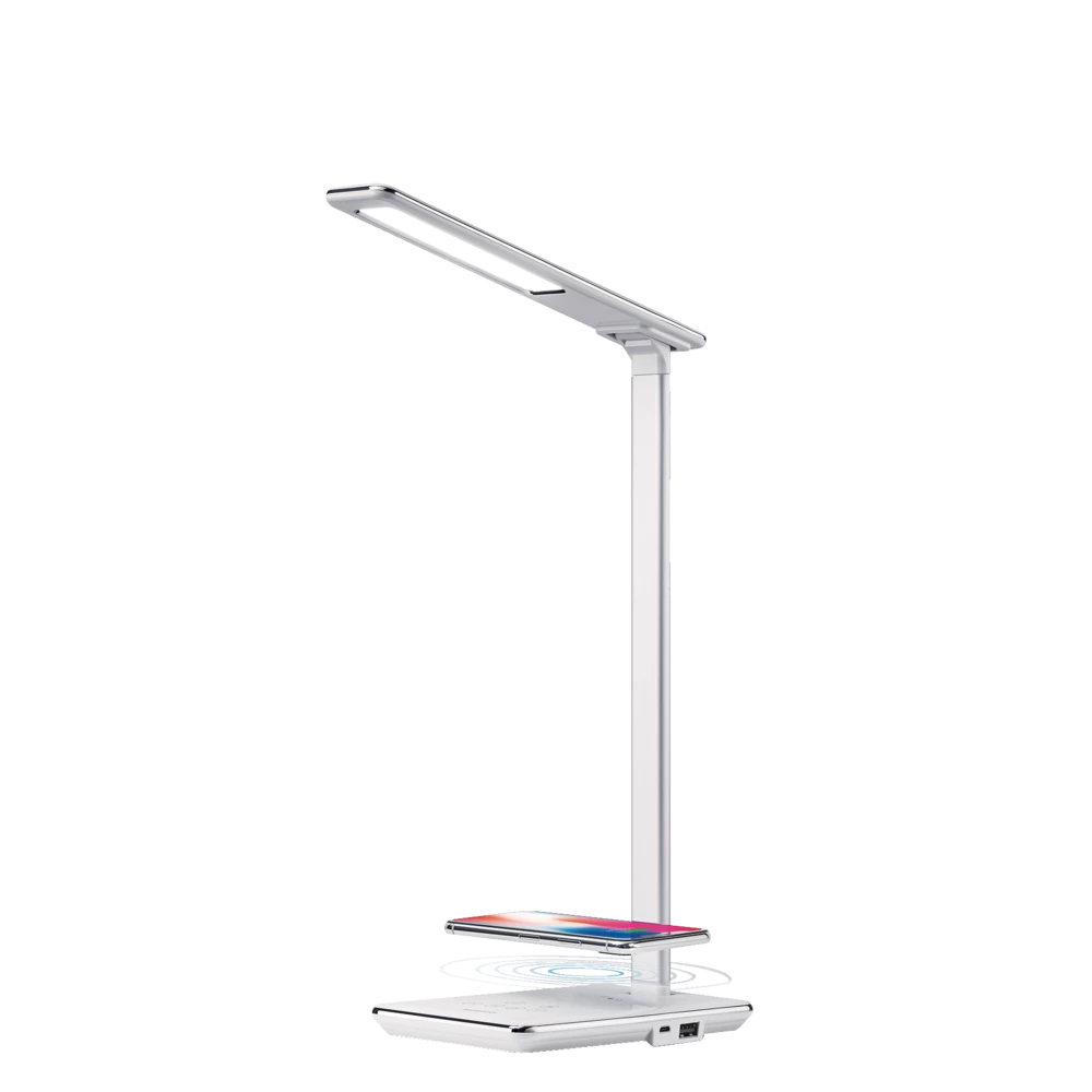 Bluehive Wireless Charging Pad With LED Lamp, For Qi-Enabled Devices, White - Image 4