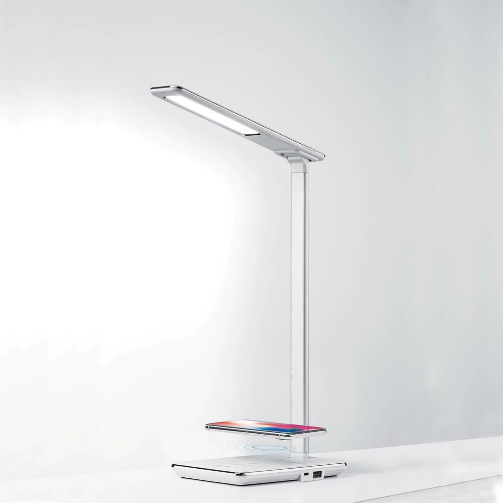 Bluehive Wireless Charging Pad With LED Lamp, For Qi-Enabled Devices, White - Image 11