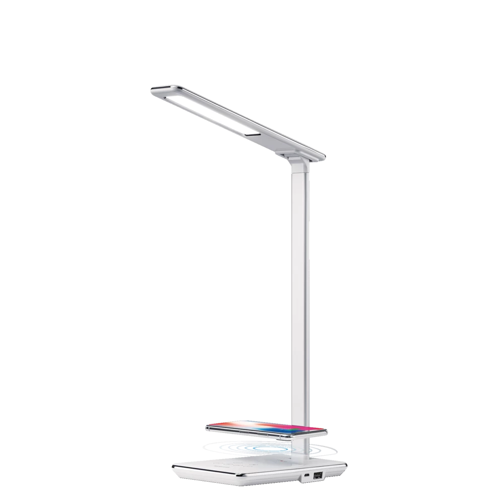 Bluehive Wireless Charging Pad With LED Lamp, For Qi-Enabled Devices, White - Image 3
