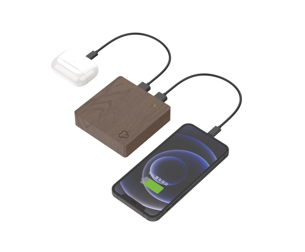 Bluehive 10,000 MAh Wooden Power Bank - Image 6