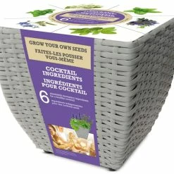 Bulbs Are Easy, All-in-One Planter With Herbs And Vegetables Seeds, Cocktail Ingredients